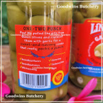 Pickle olive GREEN QUEEN OLIVE stuffed with GARLIC crisp & savory LINDSAY Spain dr. wt. 7oz 198g (JUMBO SIZE)